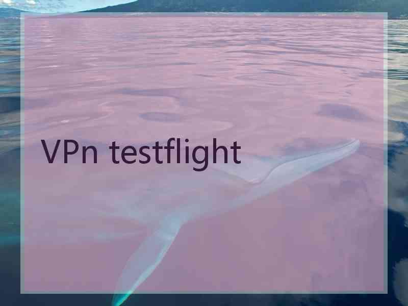 VPn testflight