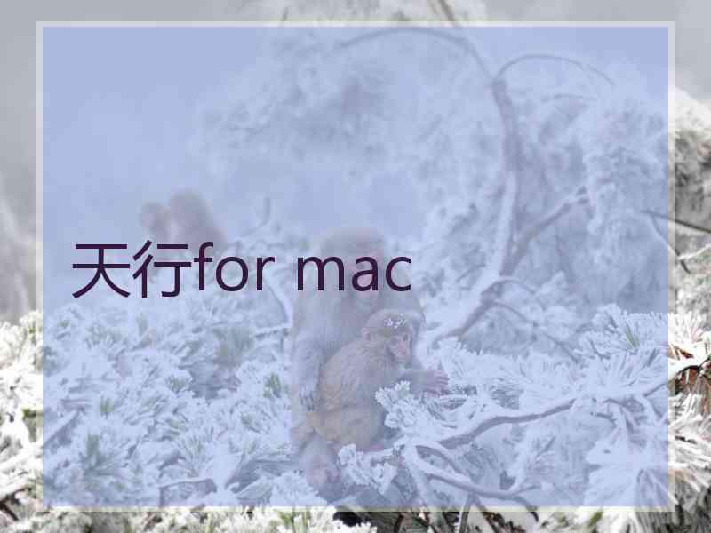 天行for mac